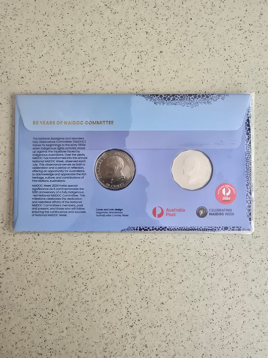 NAIDOC double 50c Impression PNC 2024