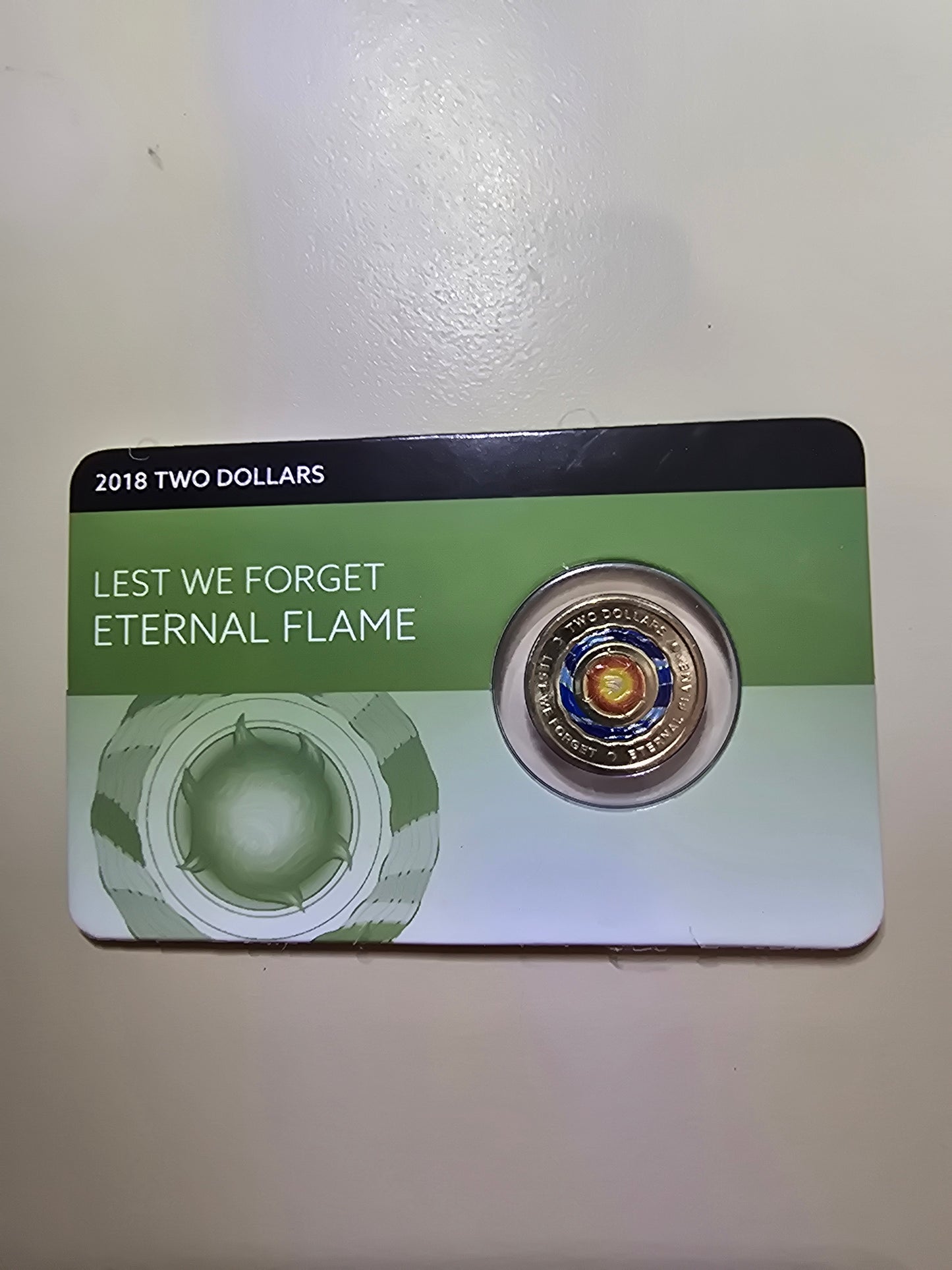 Eternal Flame 2018 $2 Downies Card