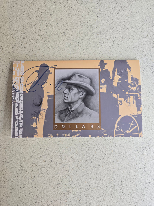 $10 NPA folio Embossed Cover, First-Last, 1993 issue