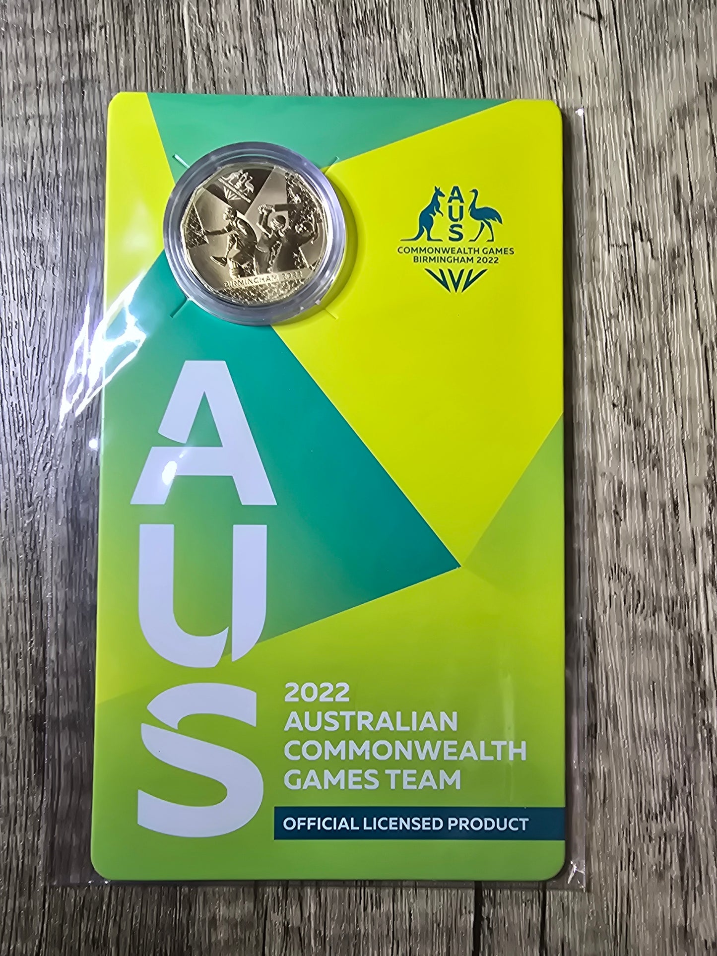 ComGames gold plated 50c Birmingham 2022