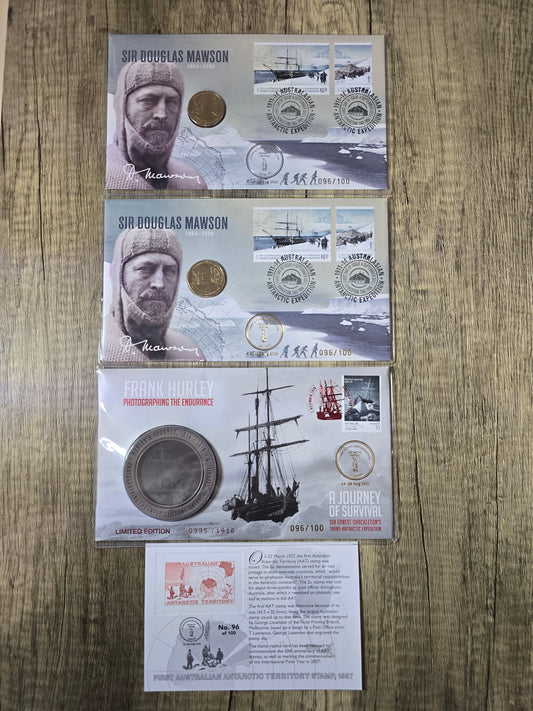 Douglas Mawson Antarctic Festival $1 OVP PNC/PMC Set 2022