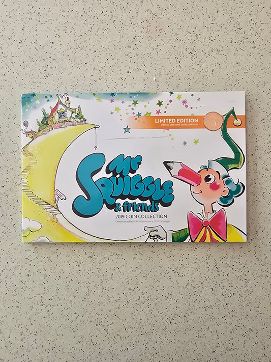 Mr Squiggle UNC coin set 2019