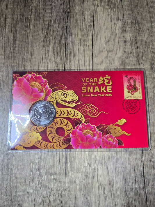 Lunar Snake 50c pnc 2025