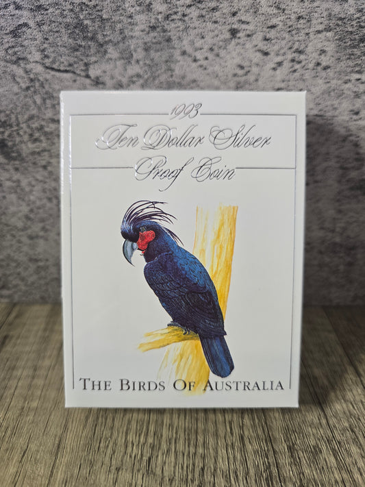 Birds of Australia $10 Proof Black Cockatoo 1993