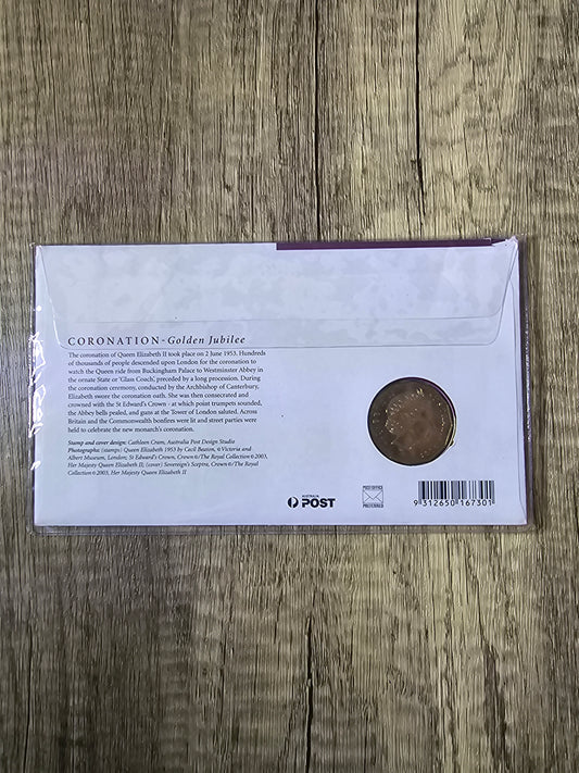 Queens Golden Jubilee 50c PNC 2003