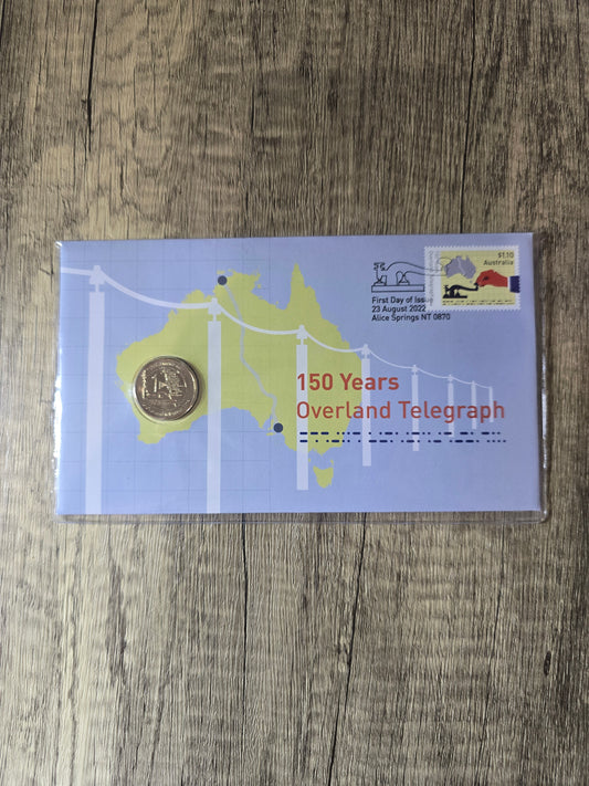 150 years of Overland Telegraph privy $1 PNC