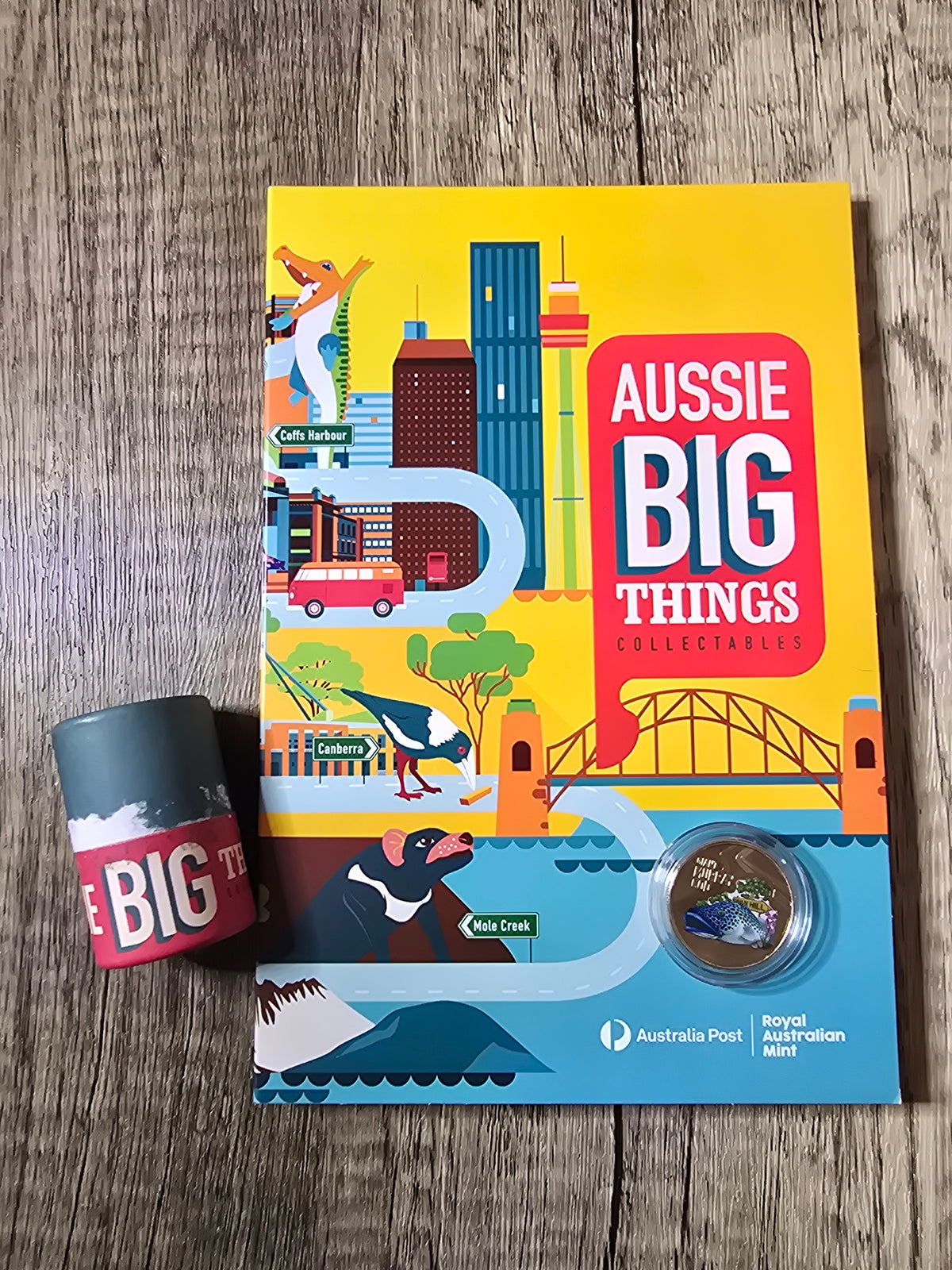 Aussie BIG Things $1 Set w/ coloured cod
