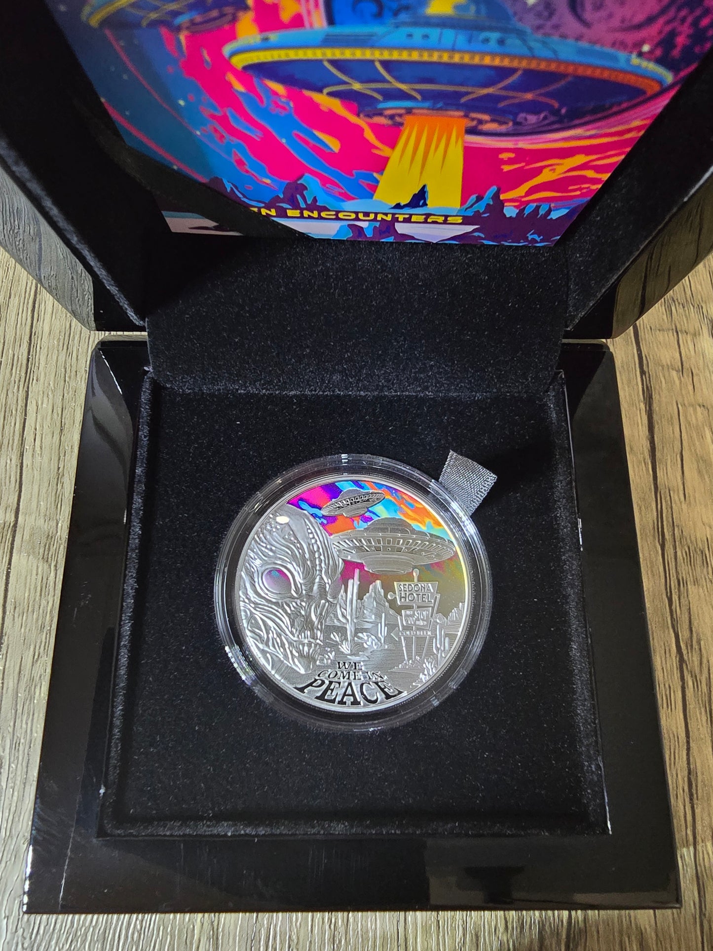 Alien Encounters Coloured Proof 1oz 2024