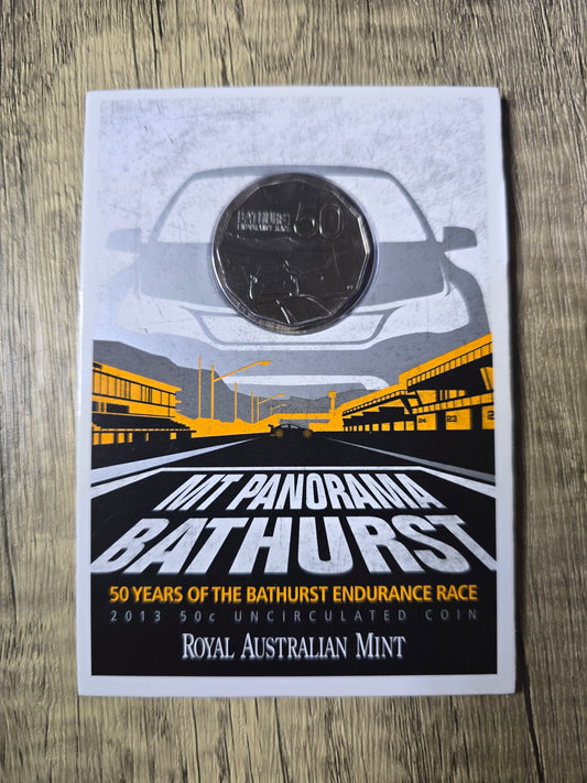 Bathurst 50th Anniversary 50c card 2013