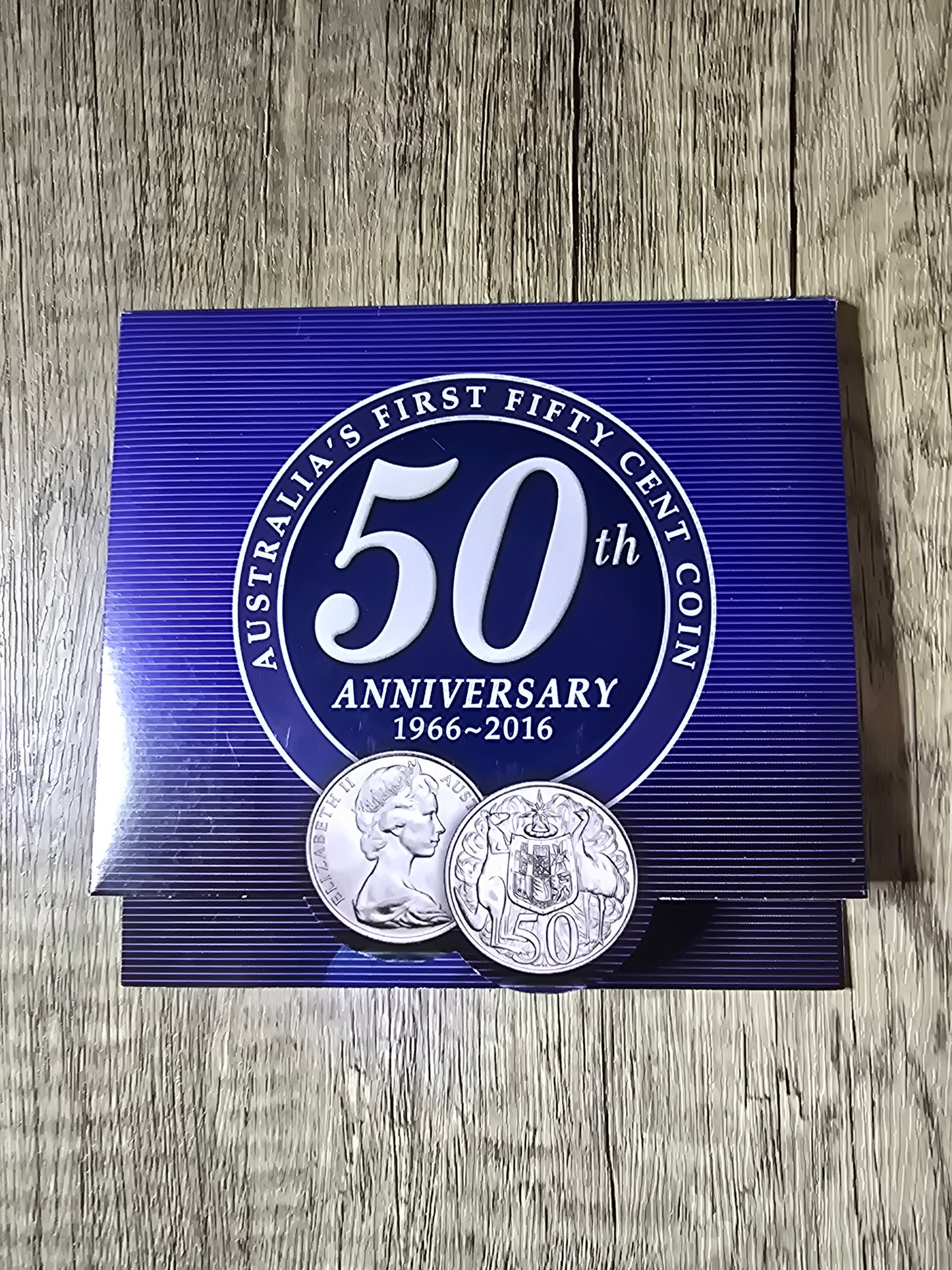 1966 First 50c, 2016 50th Anniversary - Sherwood Folder