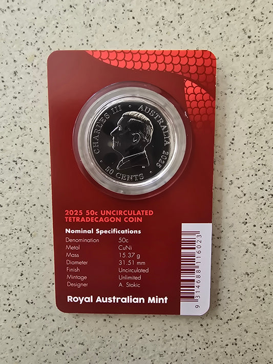 Lunar Snake 50c 2025