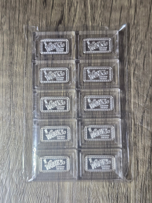 Willy Wonka Golden Ticket Series-2 1g silver