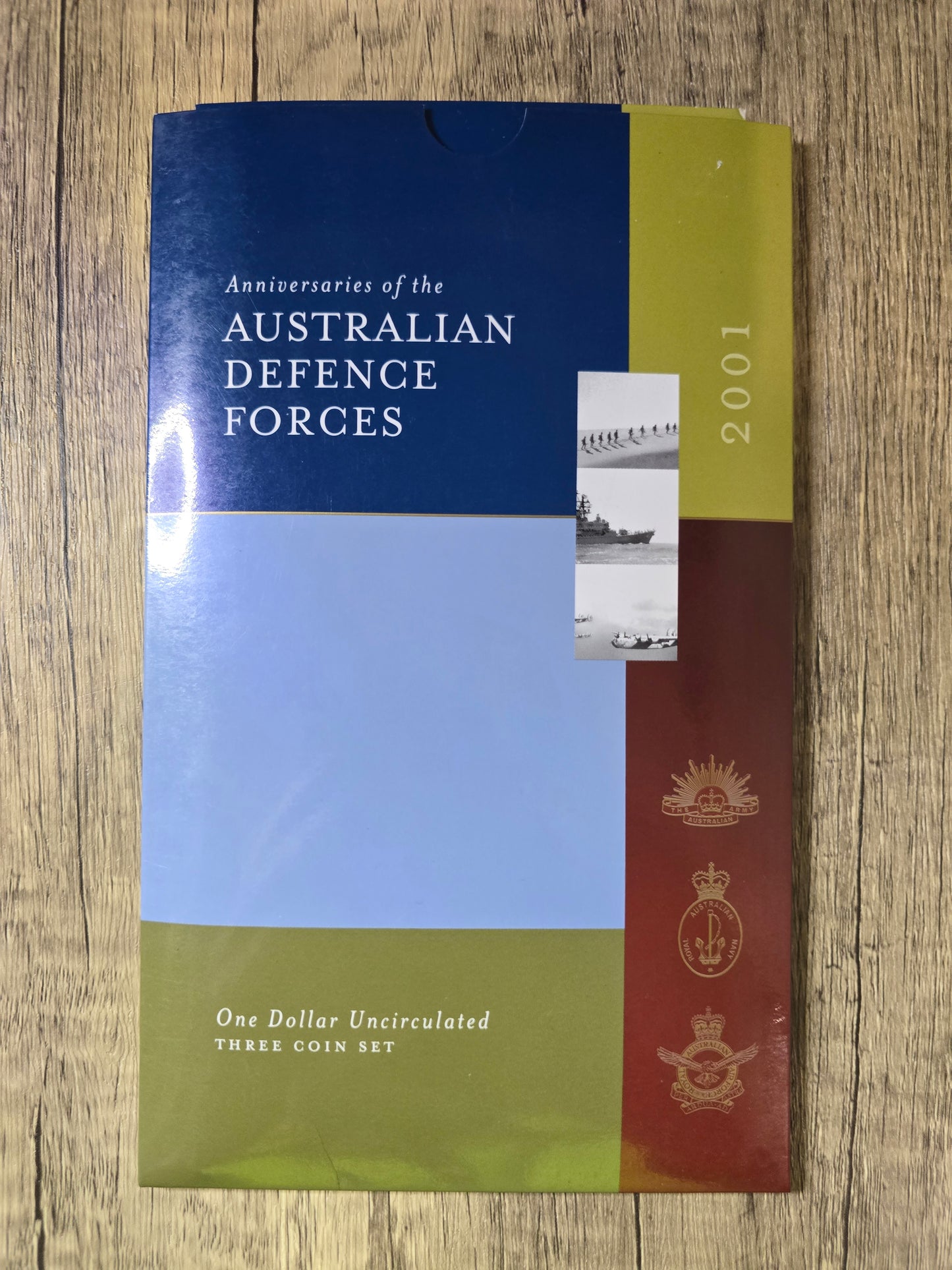 Australian Defence Forces $1 Folder (3-coin set)