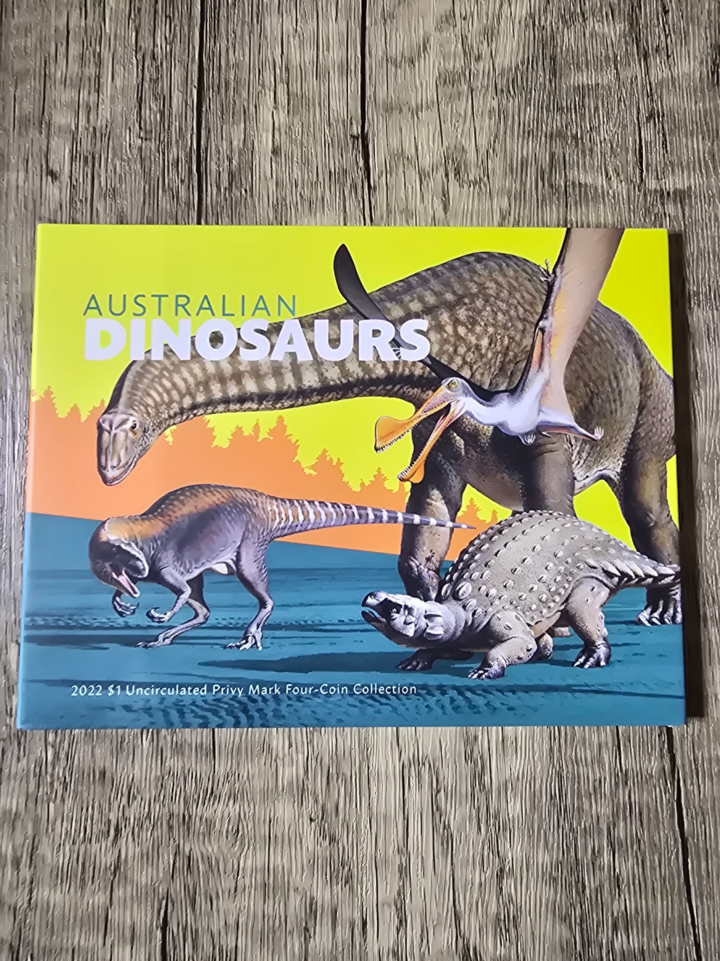 Dinosaur UNC privy 4-coin set 2022