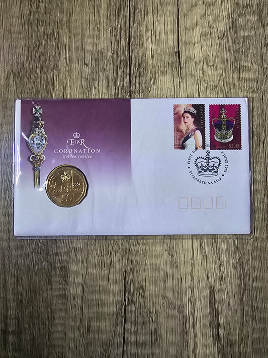 Queens Golden Jubilee 50c PNC 2003