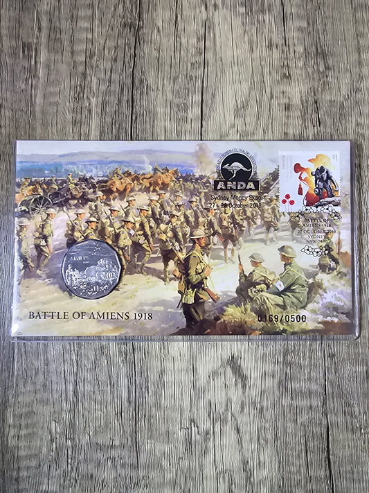 ANDA Sydney Battle of Amiens 50c PNC 2018