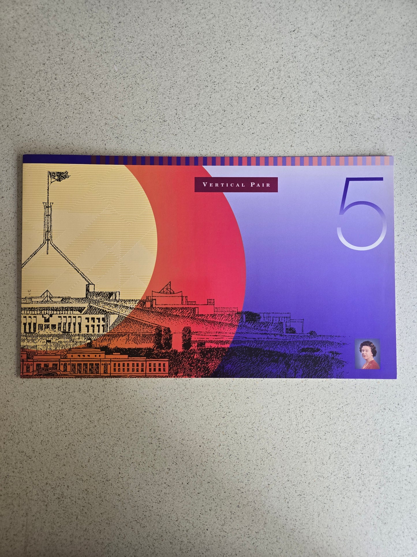 $5 NPA Verticle Pair 1996