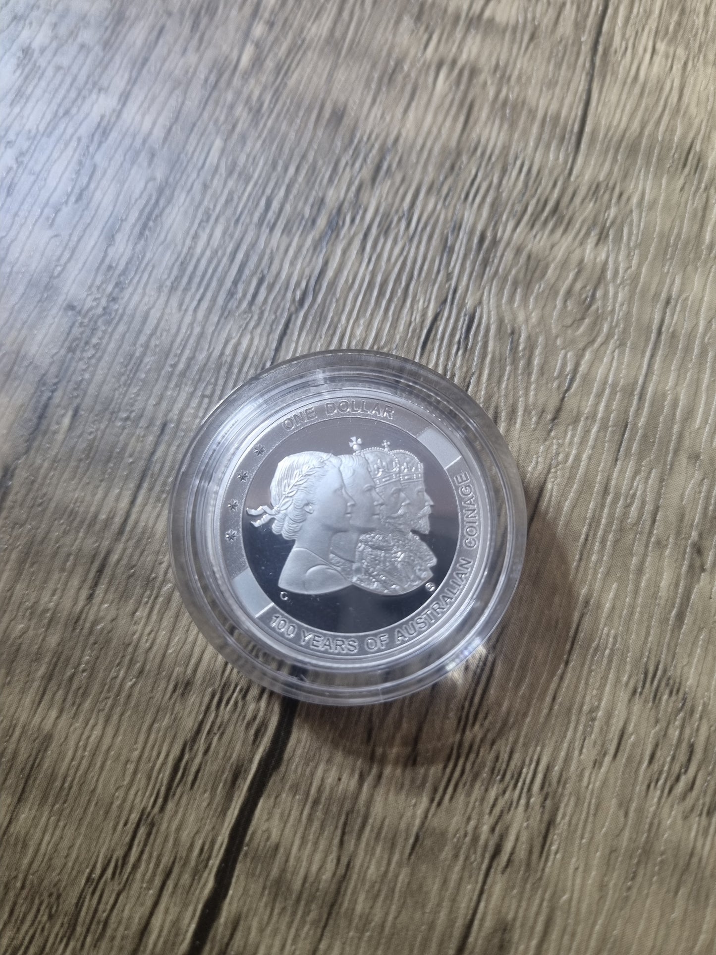 100 years of Australian Coinage $1 Silver Proof 2010
