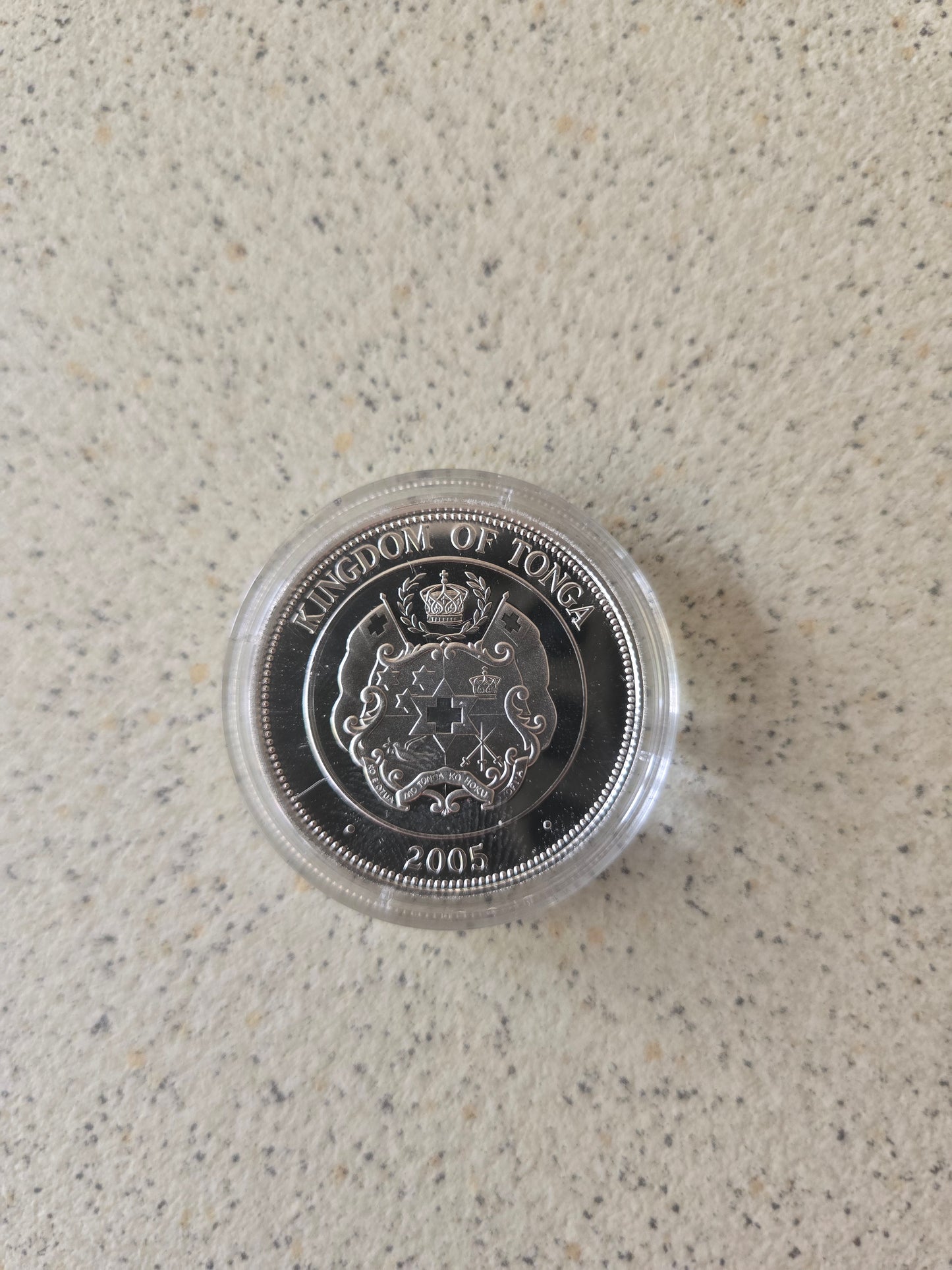 Charles Darwin 1 Pa'Anga Proof - Tonga 2005