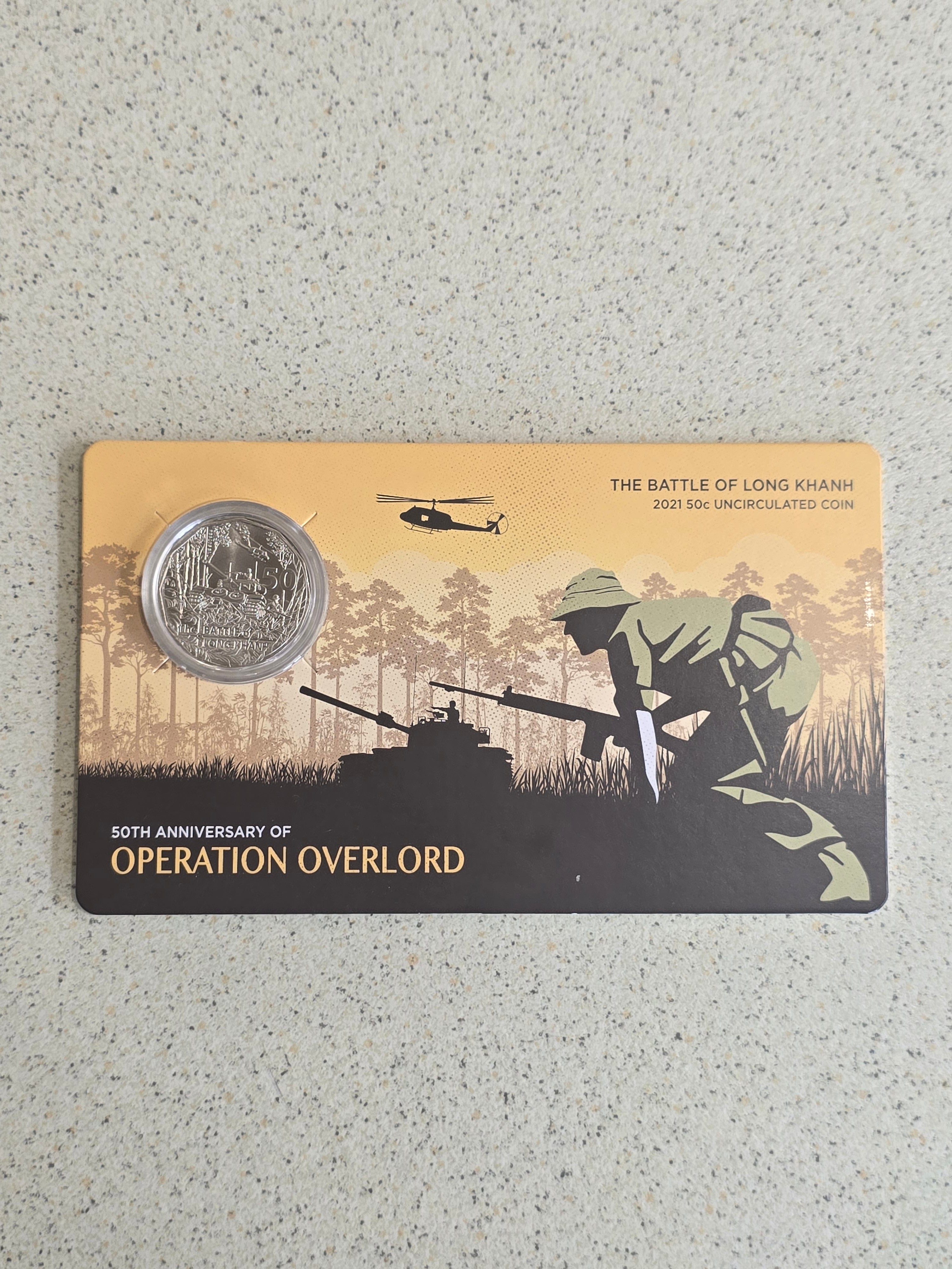 Operation Overlord 50c card 2021 – Fenix Collectables