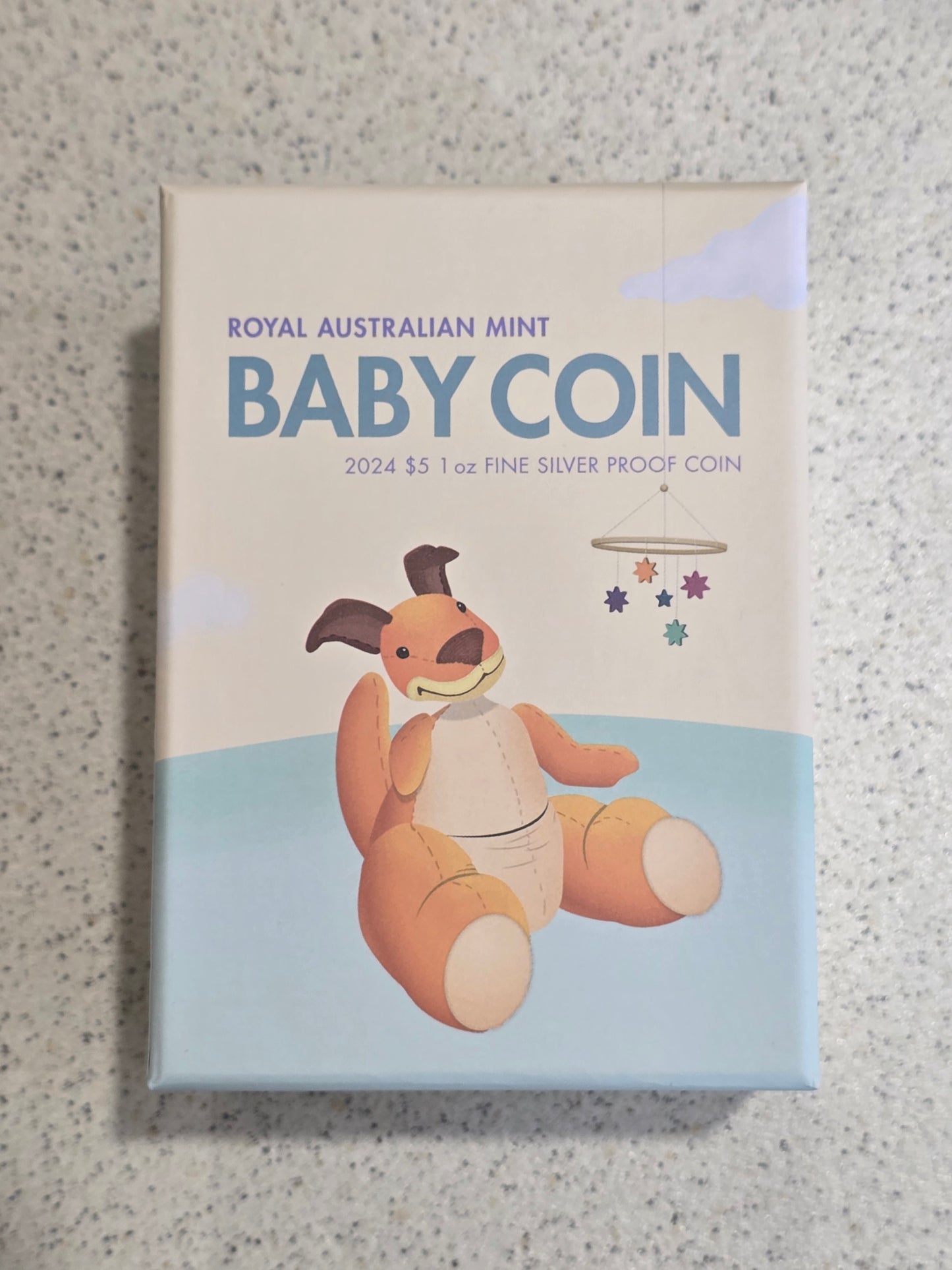 Toy Baby Kangaroo $5 Proof 2024