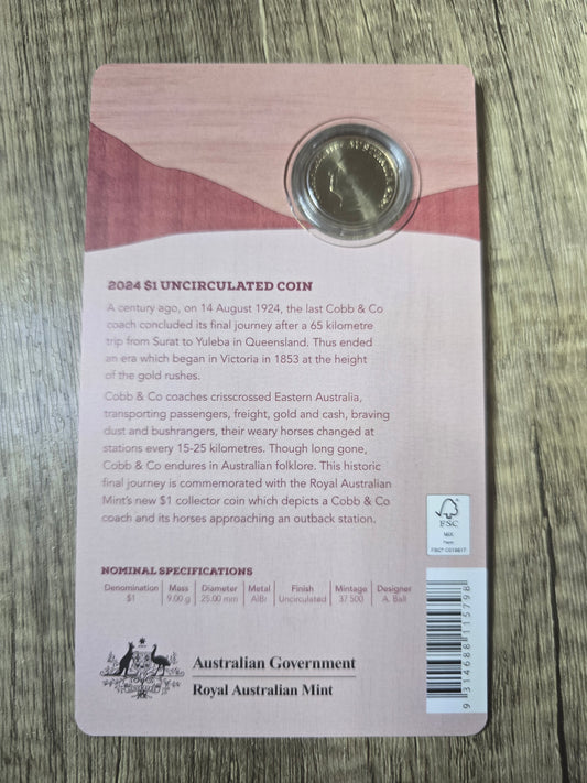 Cobb & Co $1 card