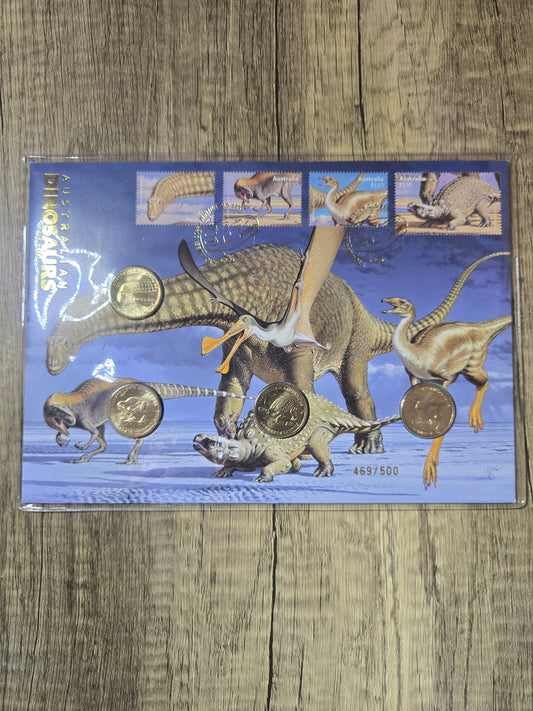 Dinosaur 2022 4-coin Blue Impressions PNC