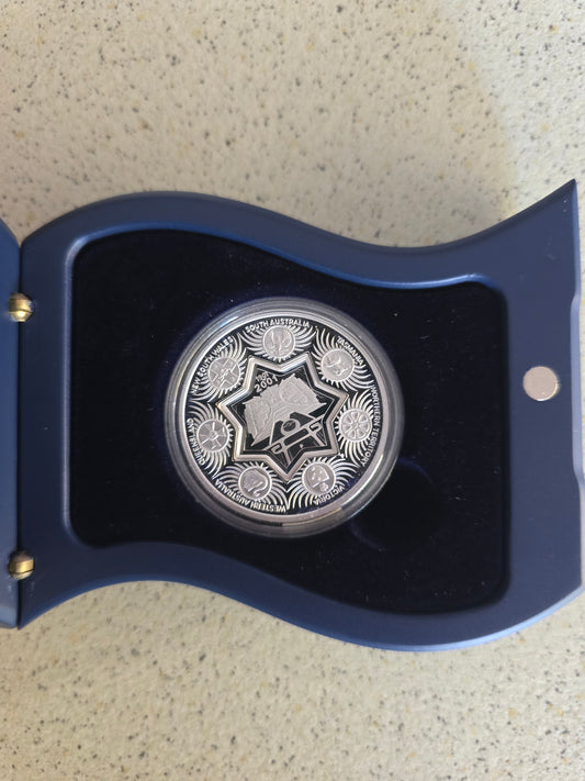 Federation Holey Dollar and Dump 1oz 2001