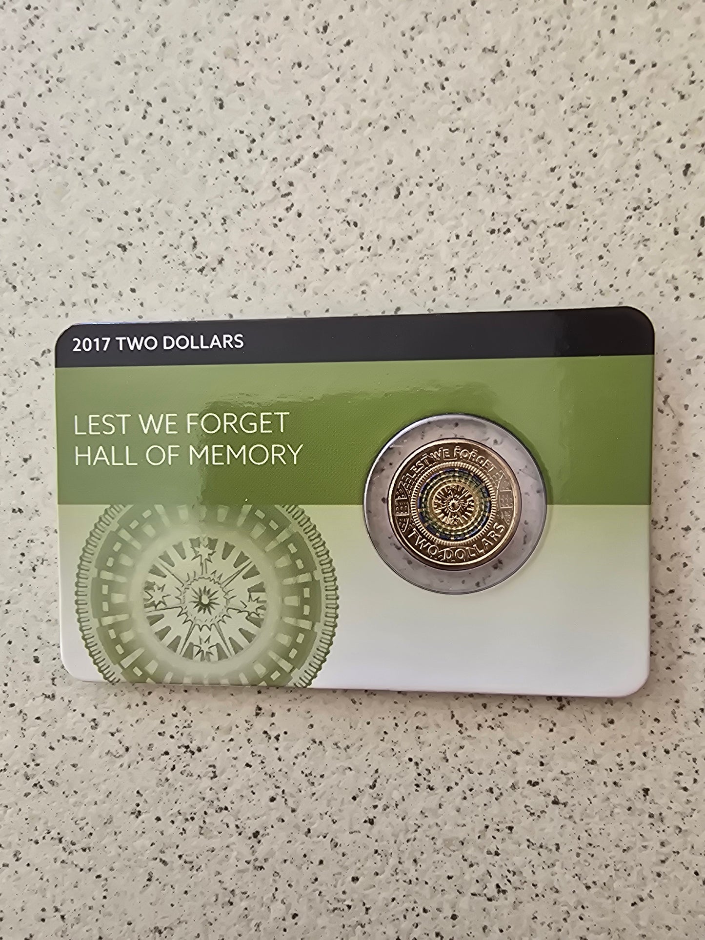 Mosaic 2017 $2 Downies Card