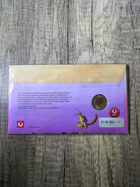 Fair Dinkim Aussie Alphabet 'Q' $1 OVP PNC ANDA Brisbane 2016