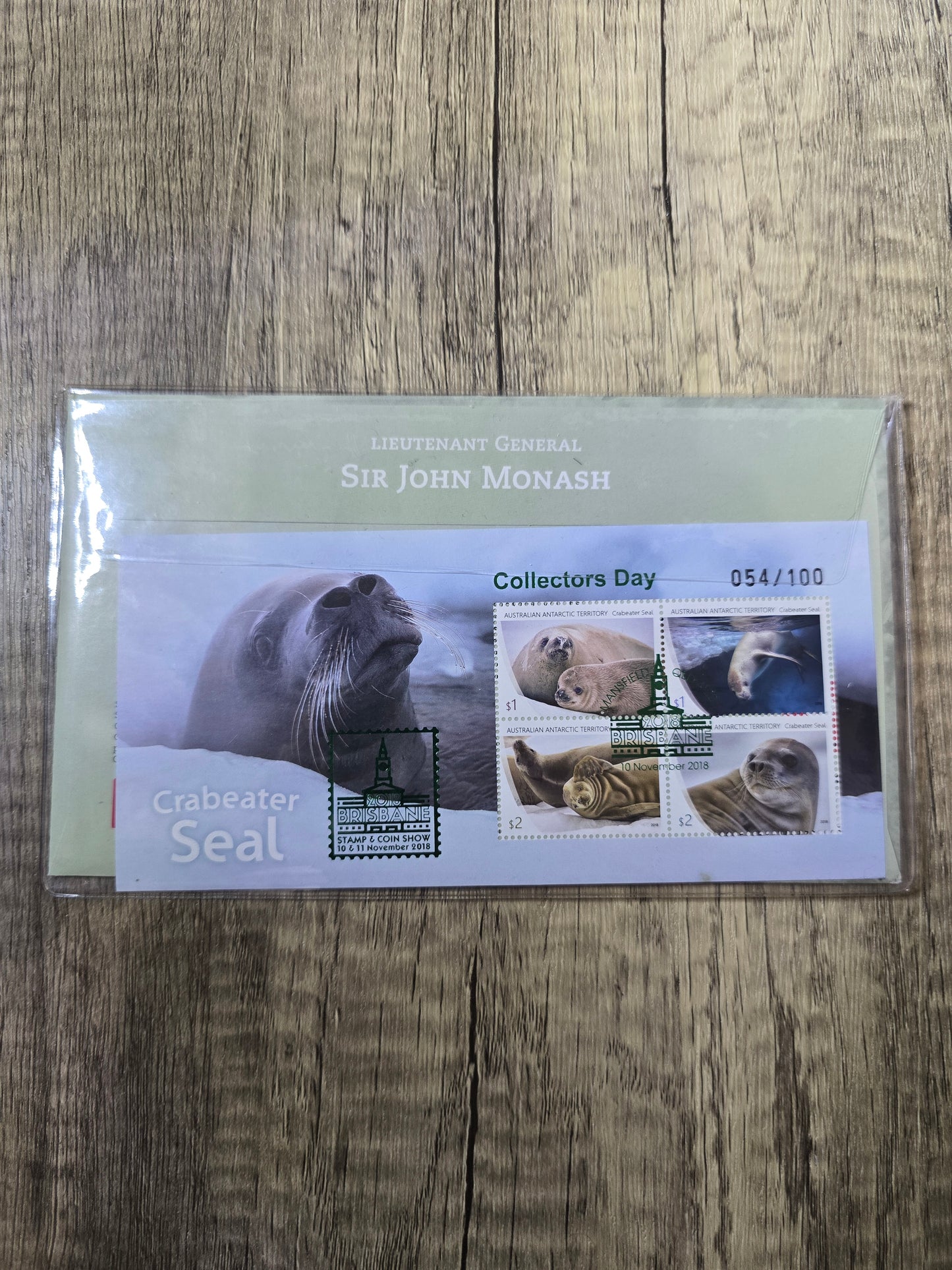 Sir John Monash $1 Brisbane Show OVP PNC 2018