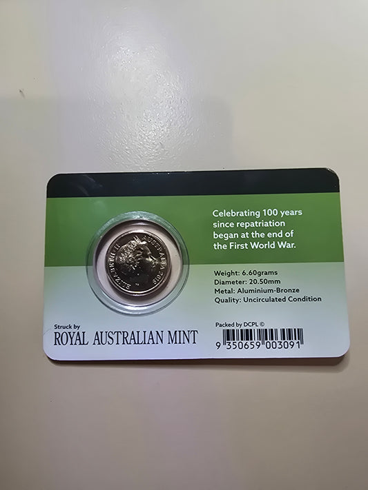 Repatriation 2019 $2 Downies Card