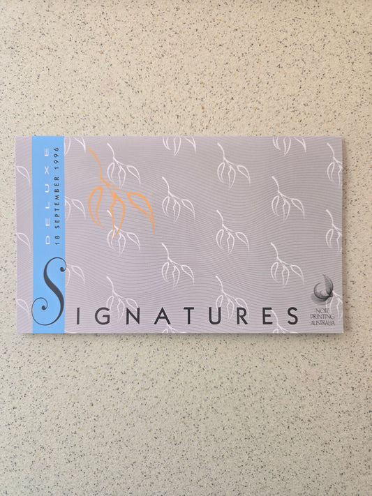 Signatures $5 Deluxe Folio 1996 (black serial)