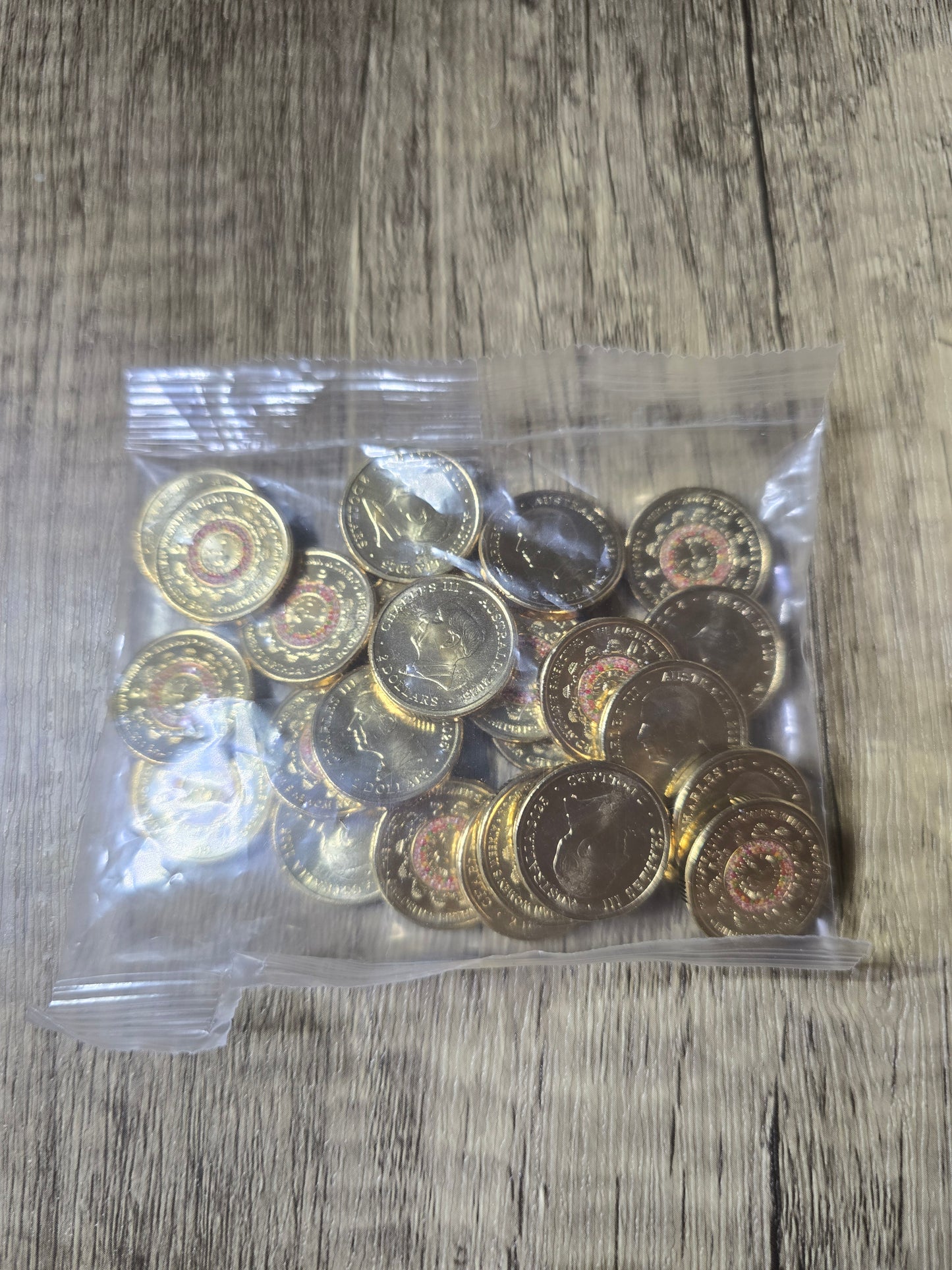 Womens Weekly Clock Cake $2 Coloured Coin Bag