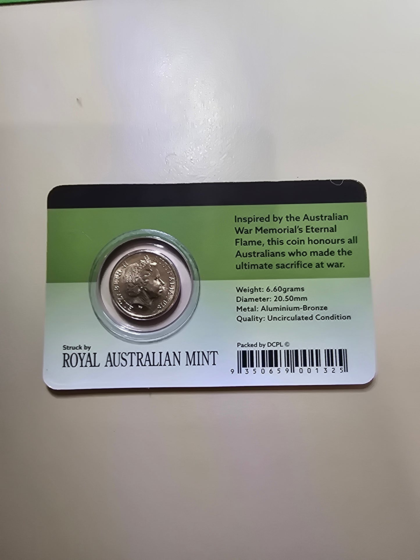 Eternal Flame 2018 $2 Downies Card