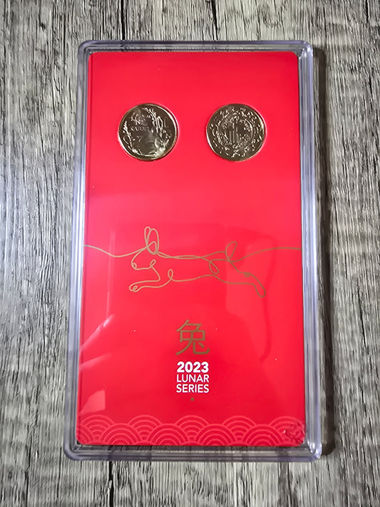 Lunar Year of the Rabbit (2 x $1 coin set) 2023