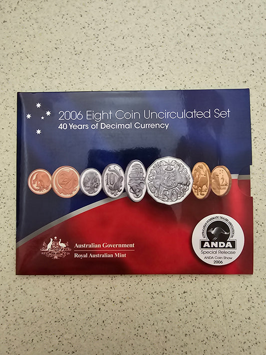 2006 UNC Year Set ANDA Special - 40 years of Decimal Currency