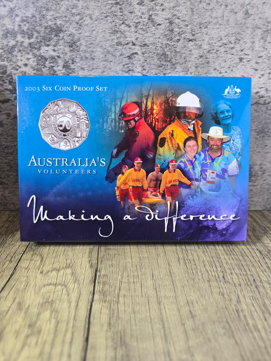 2003 Proof Set - Volunteers
