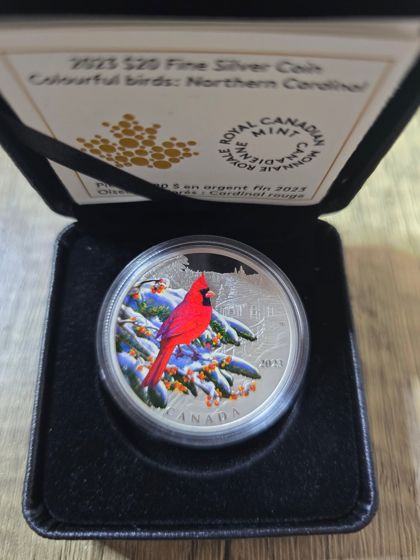 Cardinal Canada $20 1oz Silver proof 2023