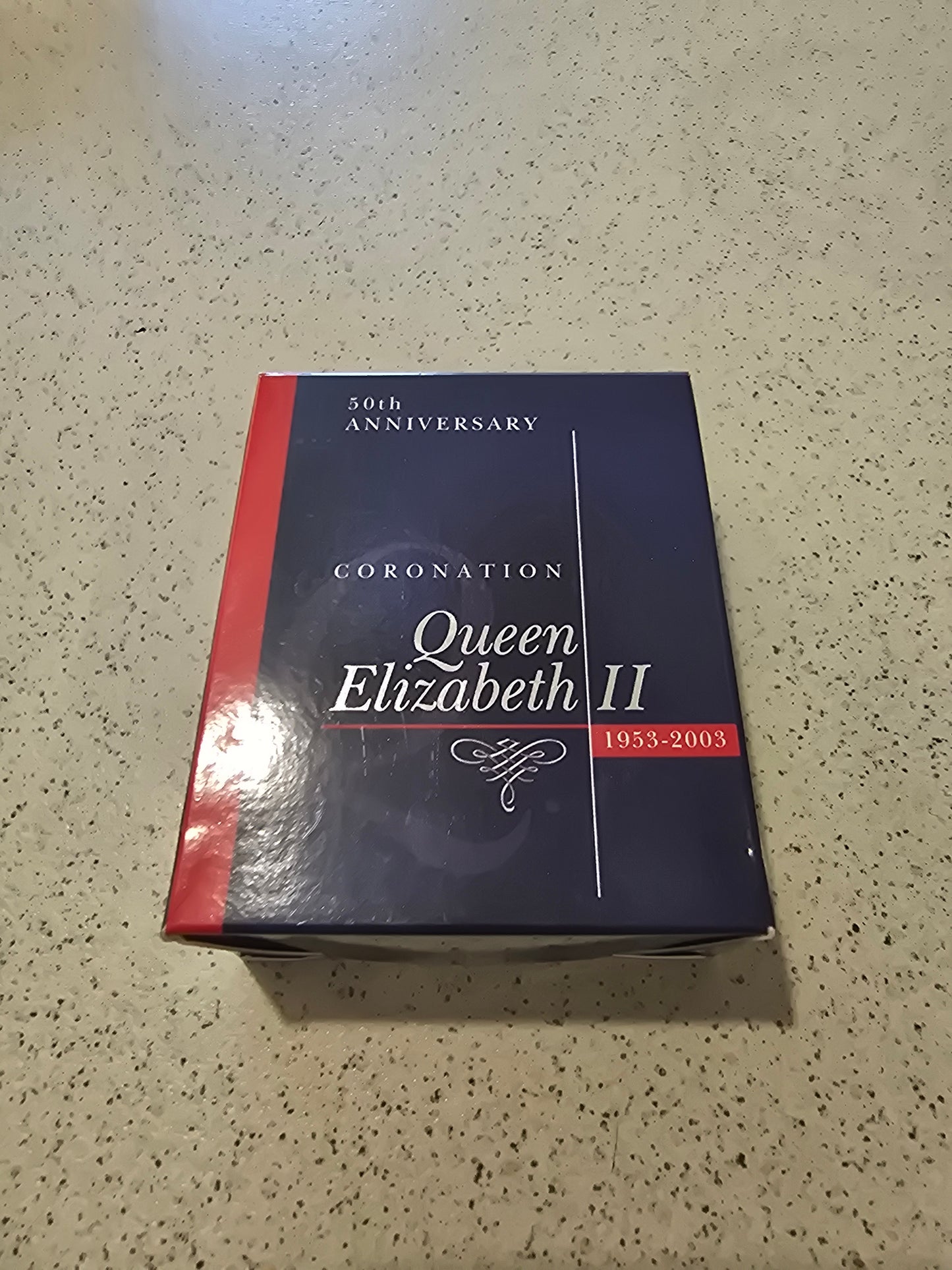 Queens Coronation 50c silver proof 2003