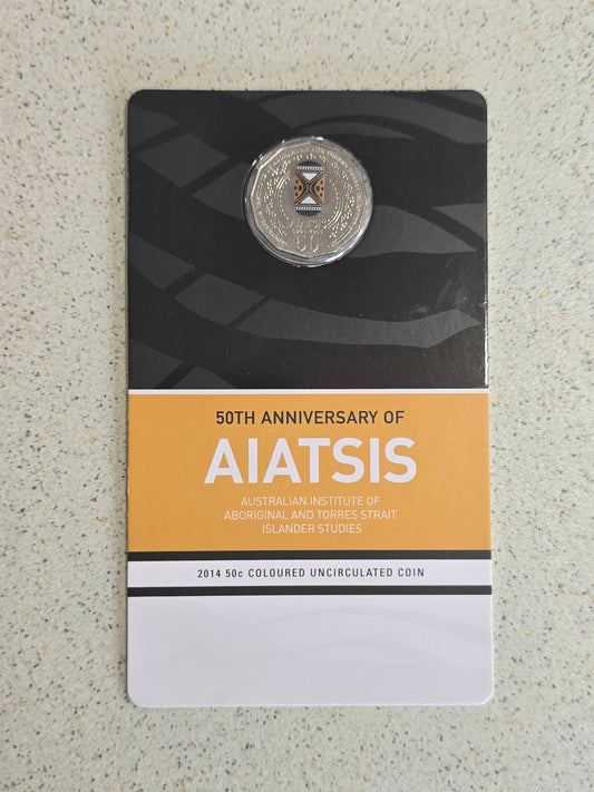 AIATSIS coloured 50c card 2014