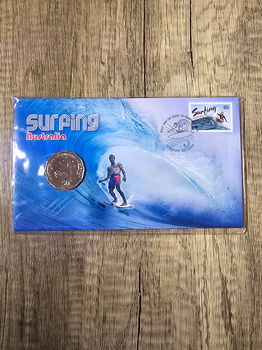 Surfing in Australia 50c PNC 2013