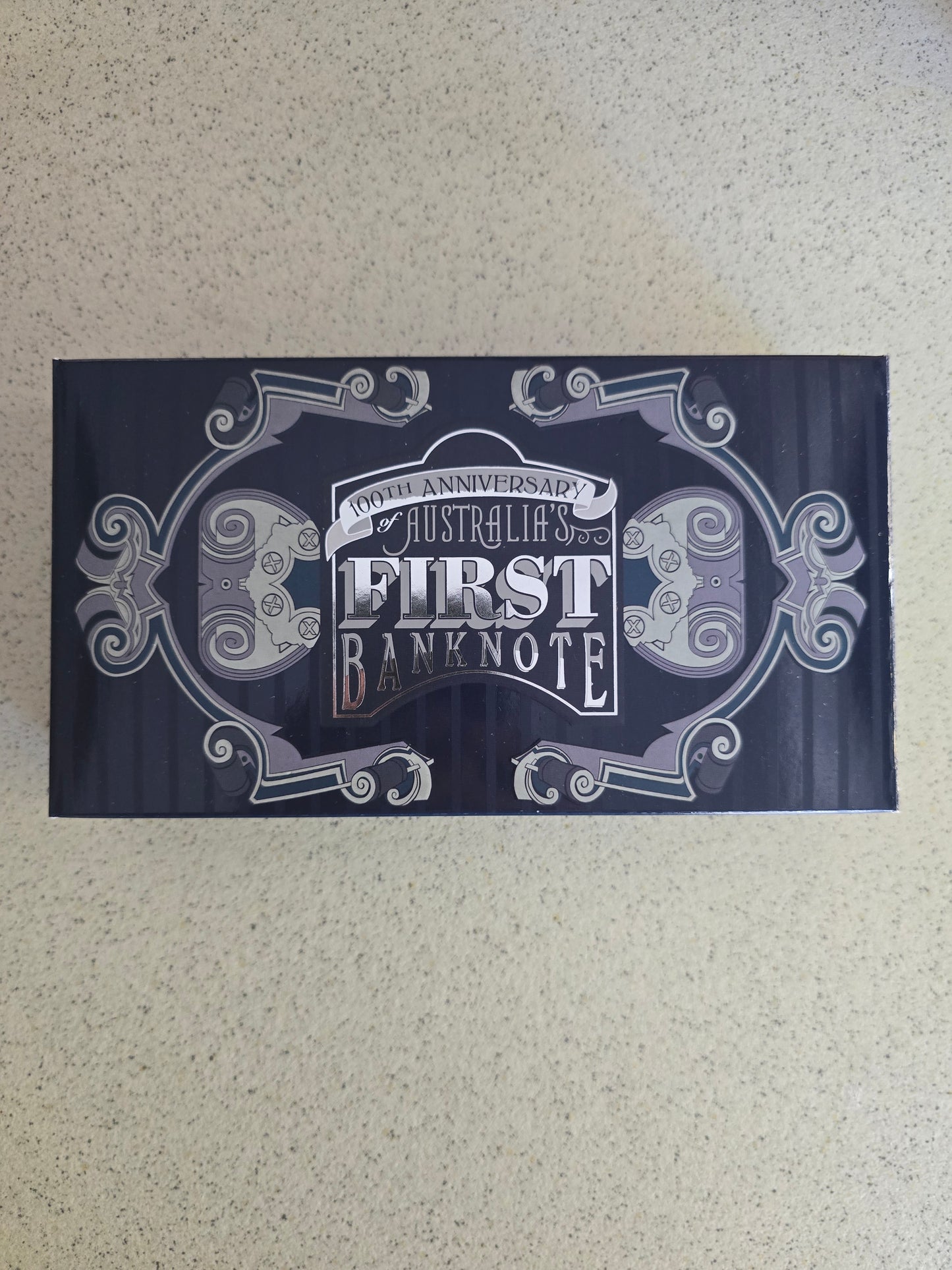 First Banknote Centenary proof 1oz coin/stamp set