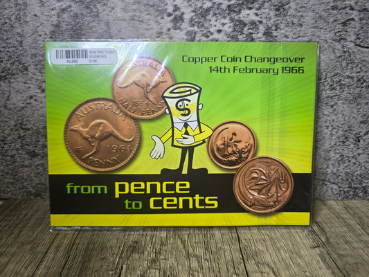 From Pence to Cents (Downies Issue)