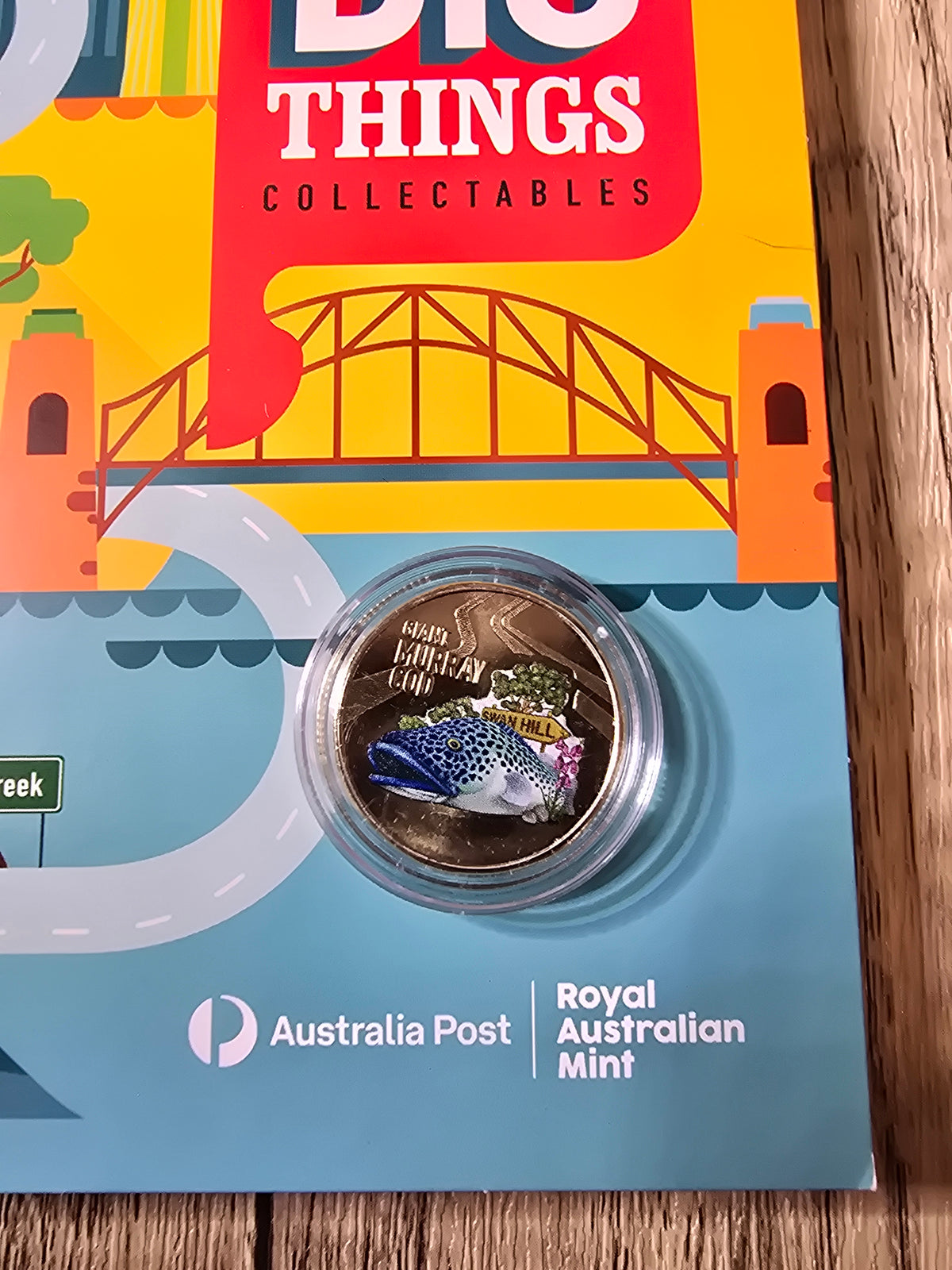 Aussie BIG Things $1 Set w/ coloured cod