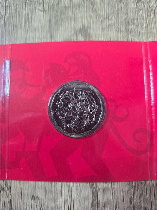 Lunar tetradecagon Monkey 50c 2016
