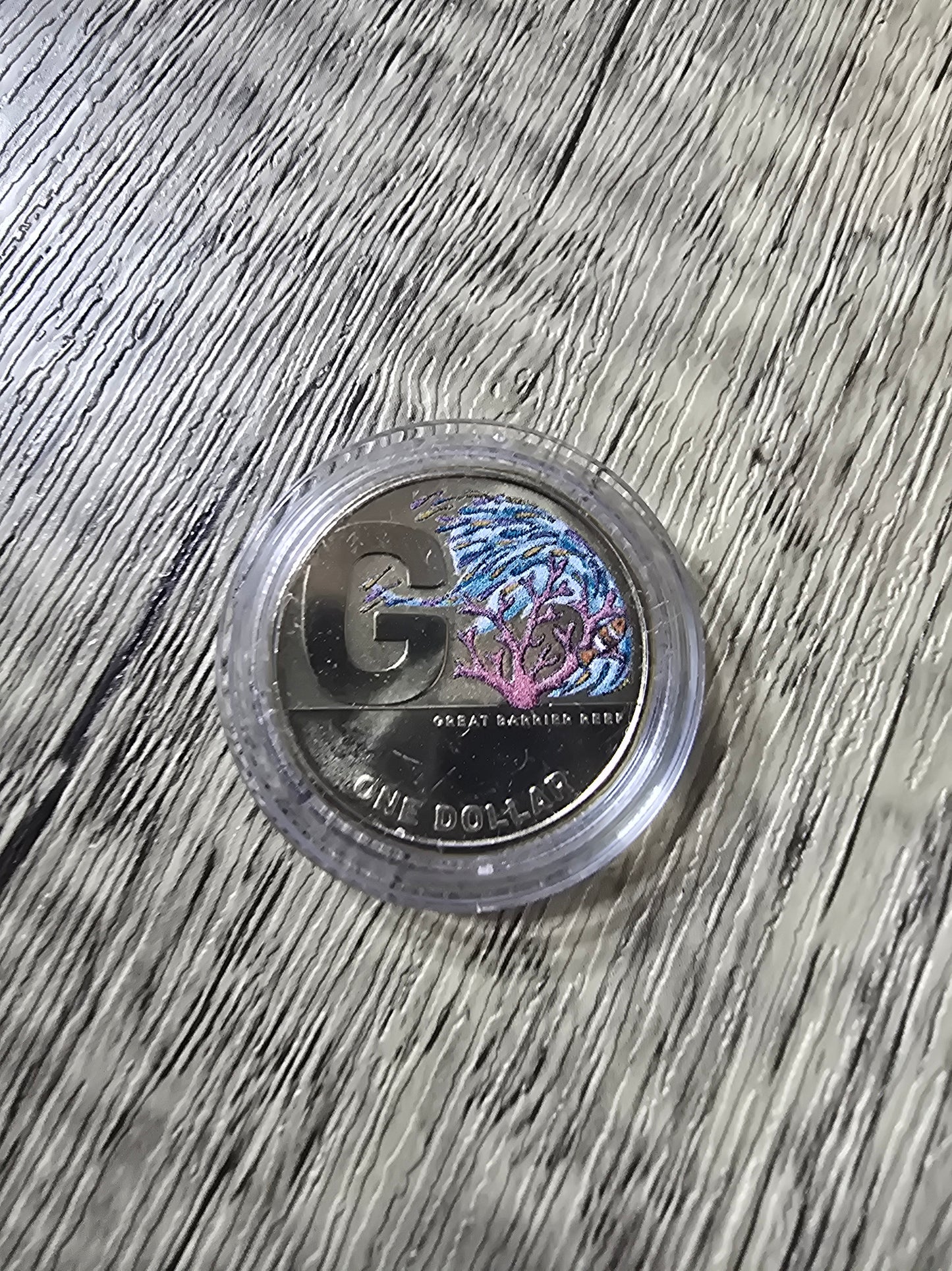 Great Barrier Reef Coloured $1 GACH 2 2021