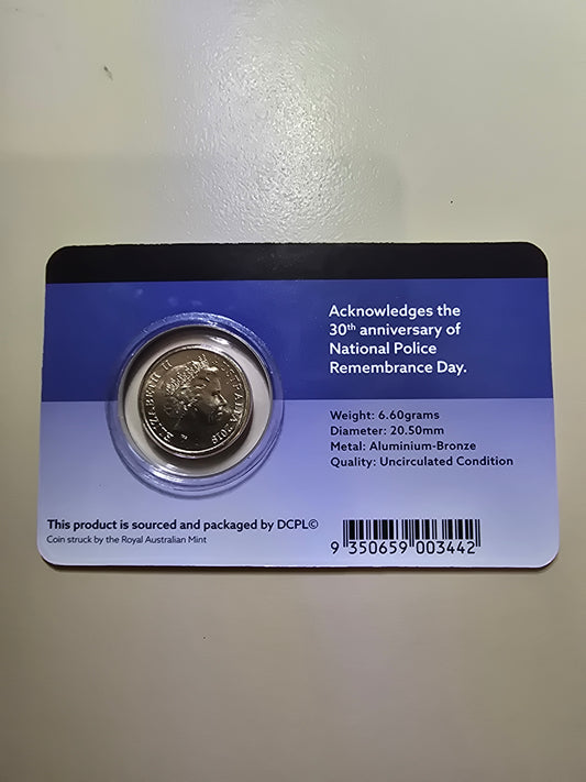 Police Remembrance 2019 $2 Downies Card