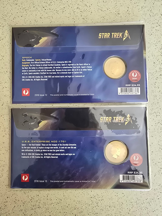 Star Trek APTA 100 Club PNCs (Spock / Enterprise)