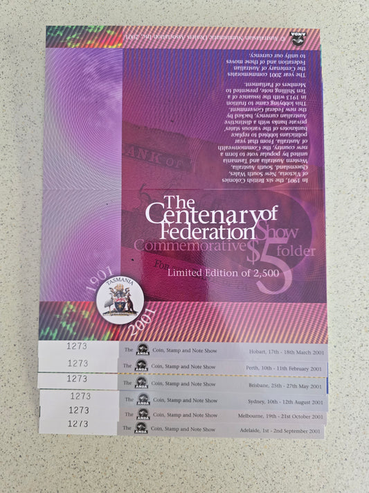 Federation $5 ANDA Folio Set 2001